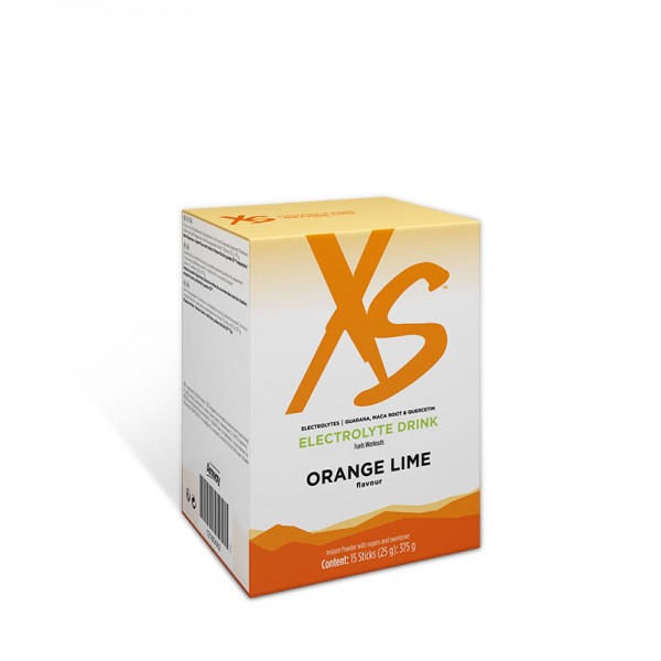 Elektrolyt Drink mit Orangen-Limettengeschmack XS™ - 1 Packung m. 15 Beutel à 25 g / 375 g - Amway