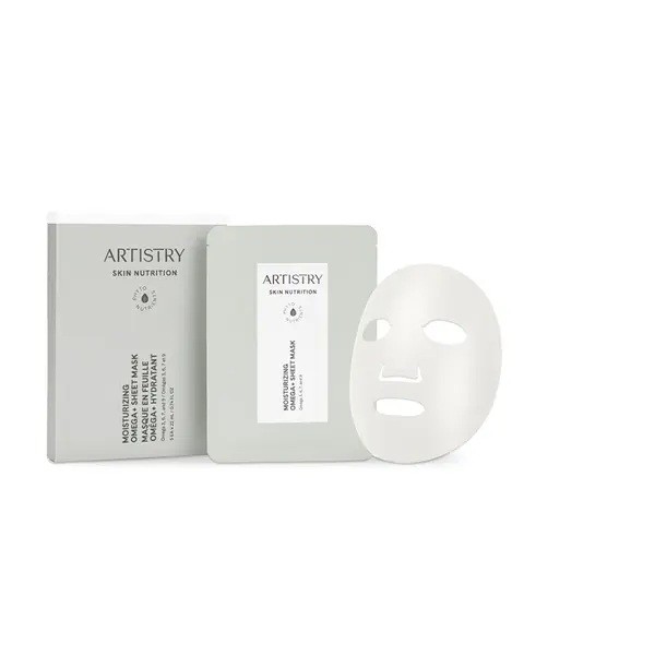 Artistry Skin Nutrition - Feuchtigkeitsspendende Omega+ Tuchmaske - 5 Masken (jeweils 30 g) - Amway