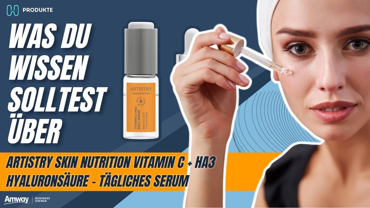 Artistry Skin Nutrition Vitamin C + HA3 Hyaluronsäure - Tägliches Serum - 12 ml - Amway