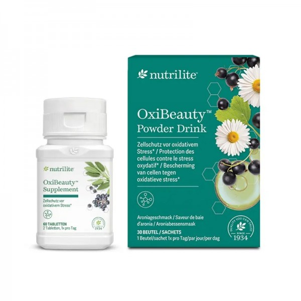 Nutrilite OxiBeauty Set (Supplement und Powder Drink) - Amway