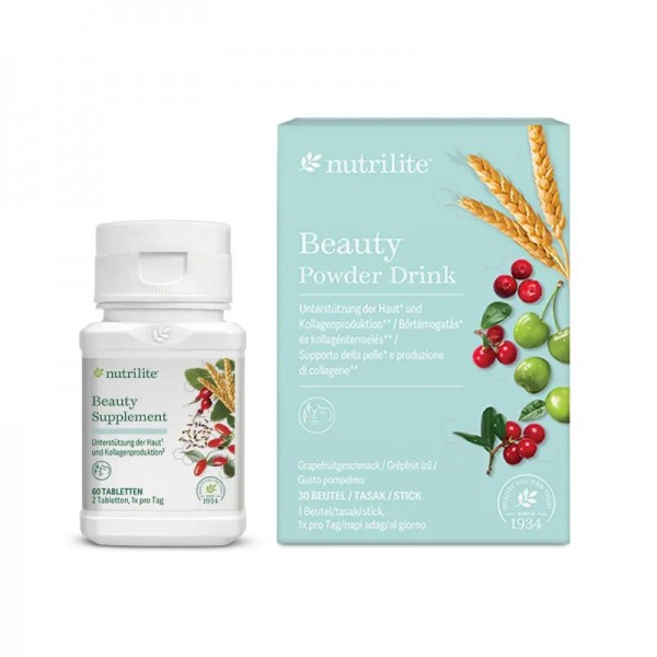 Nutrilite Beauty Set (Supplement und Powder Drink) - Amway